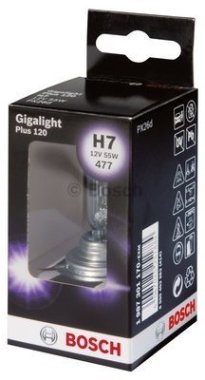 Žárovka Bosch H7, Plus 120 Gigalight 1987301170
