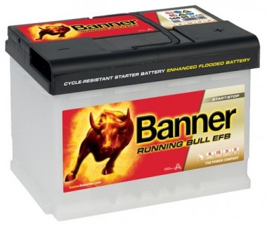 Autobaterie Banner Running Bull EFB 12V, 60Ah, 560A, 560 11