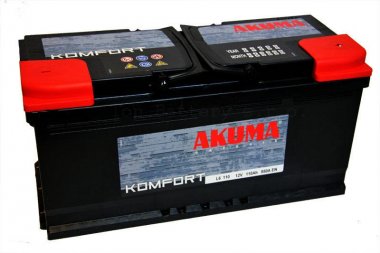 Autobaterie Akuma Komfort 12V, 95Ah, 850A, L4X 95