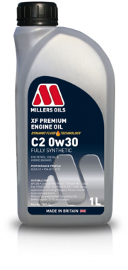 Motorový olej Millers Oils XF Premium C2 0W-30, 1L