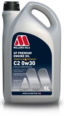 Motorový olej Millers Oils XF Premium C2 0W-30, 5L