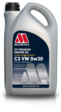 Motorový olej Millers Oils XF Premium C3 VW 0W-30, 5L