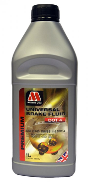 Brzdová kapalina Millers Oils Universal Brake Fluid DOT4, 1L