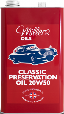 Motorový olej Millers Oils Classic Preservation Oil 20W-50, 5L
