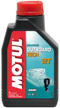 Motorový olej Motul Outboard Tech 2T, 1L