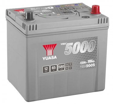 Autobaterie Yuasa YBX5000 Silver High Performance SMF 12V, 65Ah, 580A, YBX5005