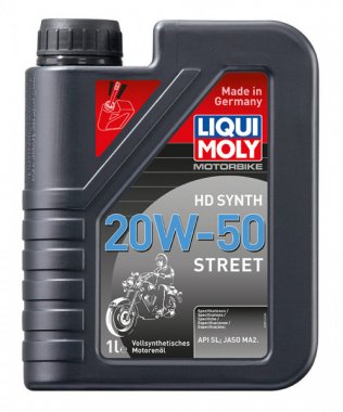 Motorový olej Liqui Moly Motorbike HD Synth Street 20W-50, 1L