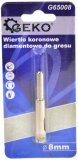 Korunkový vrták diamantový na dlaždice 8mm GEKO G65008