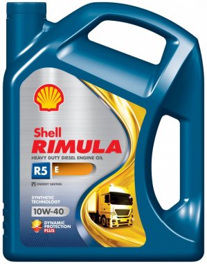 Motorový olej Shell Rimula R5 E 10W-40, 5L