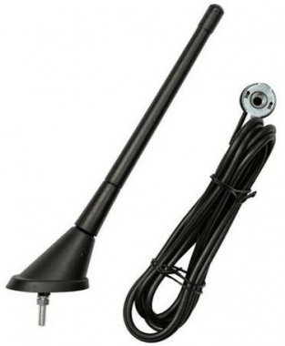 Anténa střešní UNI, prut 18cm, kabel 200cm