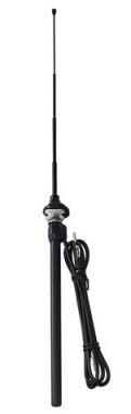 Anténa teleskopická UNI chrom, kabel 120cm