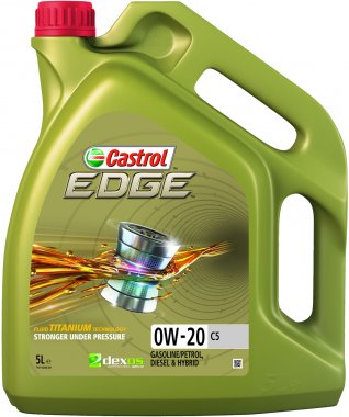 Motorový olej Castrol EDGE Titanium C5 0W-20, 5L