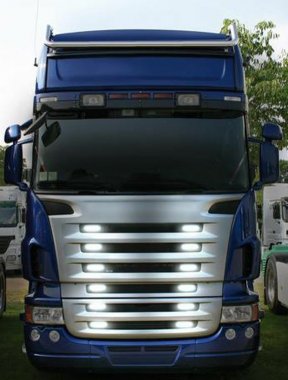 Světlo poziční boční 2 LED 24V F-11 bílé