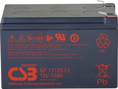 Akumulátor CSB 12V, 12Ah (GP12120 F2)