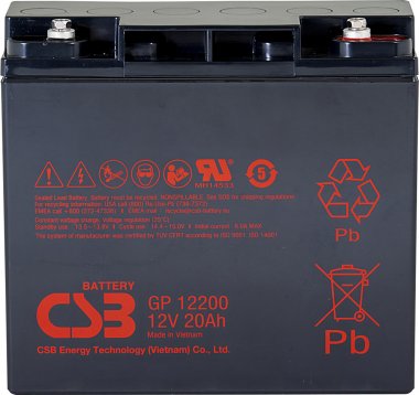 Akumulátor CSB 12V, 20Ah (GP12200)