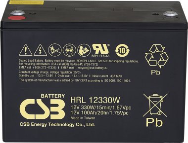 Akumulátor CSB 12V, 100Ah (HRL12330W)