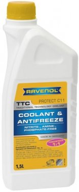 Chladicí kapalina Ravenol TTC Coolant C11, 1,5L