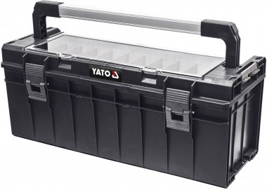 Box na nářadí plastový s organizérem 650x270x272mm Yato YT-09184