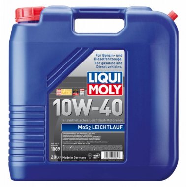 Motorový olej Liqui Moly MoS2 Leichtlauf 10W-40, 20L