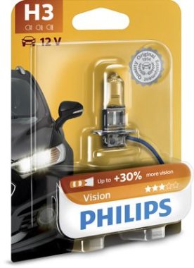 Žárovka Philips H3, Vision 12336PRB1