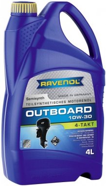 Motorový olej Ravenol Outboardoel 4T 10W-30, 4L