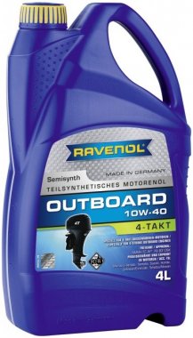 Motorový olej Ravenol Outboardoel 4T 10W-40, 4L