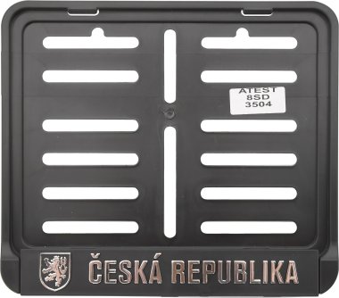 Compass podložka pod SPZ - moto ČR 3D