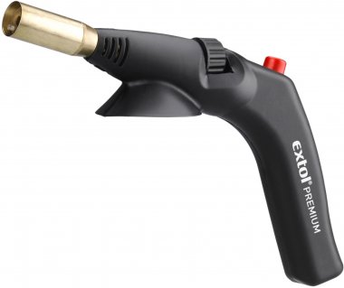 Hořák s piezo zapalováním na kartuše s EU závitem 7/16" EXTOL PREMIUM
