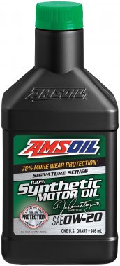 Motorový olej Amsoil Signature Series 0W-20, 946ml
