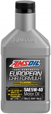 Motorový olej Amsoil European Car Formula Classic 5W-40, 946ml