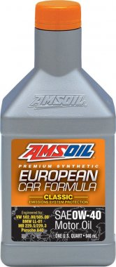 Motorový olej Amsoil European Car Formula Classic 0W-40, 946ml