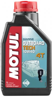 Motorový olej Motul Outboard Tech 4T 10W-40, 1L