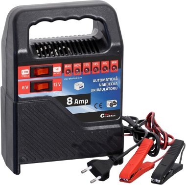 Compass nabíječka 8Amp 6/12V TÜV/GS/CE
