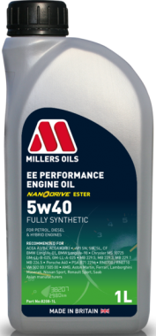 Motorový olej Millers Oils EE Performance 5W-40, 1L