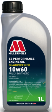 Motorový olej Millers Oils EE Performance 10W-60, 1L