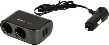 Compass rozdvojka 12/24V + 2x USB 2100mA