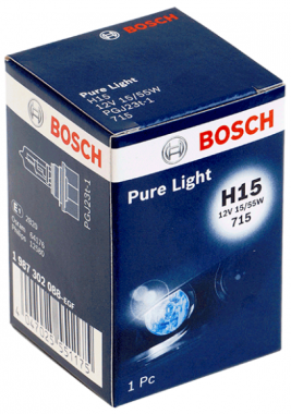 Žárovka Bosch H15, Pure Light WS 1987302088
