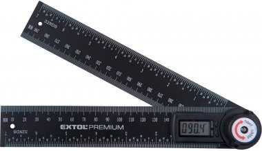 Úhloměr digitální s pravítkem, 200mm EXTOL PREMIUM