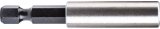 Držák hrotů do vrtačky, 1/4"x60mm, nerez FORTUM