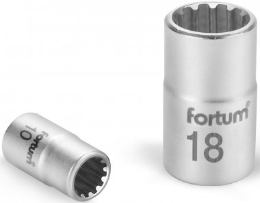 Hlavice nástrčná Multilock 1/4", 4,5mm, L 25mm FORTUM