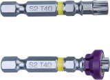 Hroty sada 2ks TORX s magnetickým kloboučkem, T 40x50mm, S2 FORTUM