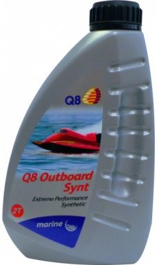 Motorový olej Q8 Outboard Synt 2T, 1L