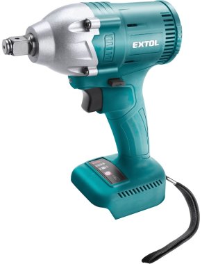 Utahovák rázový aku 1/2", brushless, 18V Li-ion, bez baterií a nabíječky EXTOL INDUSTRIAL