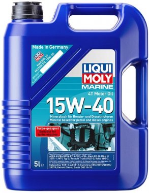 Motorový list Liqui Moly Marine 4T 15W-40, 5L