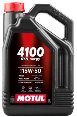 Motorový olej Motul 4100 SYN-NERGY 15W-50, 5L