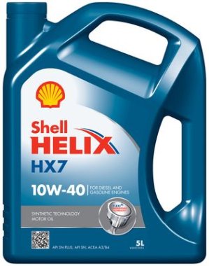 Motorový olej Shell Helix HX7 10W-40, 5L