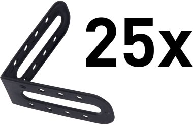 Rohové profily k distančním/nivelačním klipům 8845010, sada 25ks, plast EXTOL PREMIUM