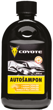 Coyote Autošampon s voskem, 500ml