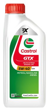 Motorový olej Castrol GTX A3/B4 5W-40, 1L