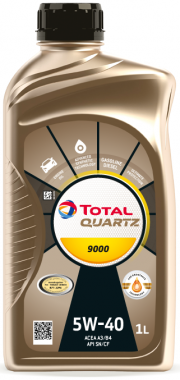 Motorový olej Total Quartz 9000 5W-40, 1L